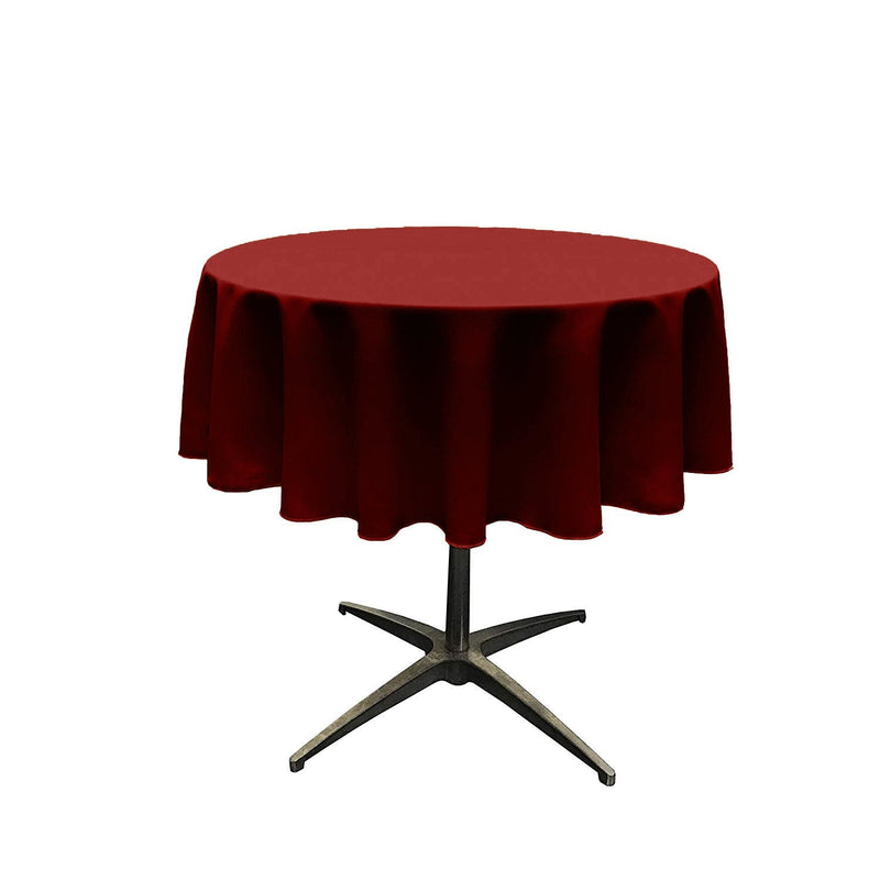 58" Solid Round Tablecloth - Round Table Cover for Event Decor, Party Tables, Available in Different Sizes