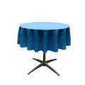 54" Solid Round Tablecloth - Round Table Cover for Event Decor, Party Tables, Available in Different Sizes