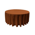 84" Solid Round Drape Tablecloth - 3 Part Stitched Round Full Table Cover Available in Different Sizes (84 Colors)