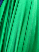 Emeral Green Shiny Milliskin Fabric - 58" Spandex 4 Way Stretch Fabric Sold by The Yard (Pick a Size)