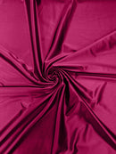60" Shiny Heavy Satin Fabric - Dark Fuchsia - Stretch Satin Shiny Heavy Fabric Sold By Yard