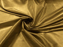 Solid Taffeta Fabric - Dark Gold - 58" Taffeta Fabric for Crafts, Dresses, Costumes Sold by Yard