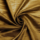 Crushed Taffeta Fabric - Dark Gold - 54" Wide Crushed Taffeta Creased Fabric Sold by Yard