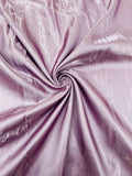 60" Crystal Liquid Satin Fabric - Water Shine Ultra Glossy Shimmer Reflective Bridal Satin Fabric By Yard