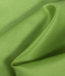 Matte L'Amour Satin - Dark Lime - (Peau de Soie) Duchess Fabric For Bridal, Bridesmaid Dress By Yard