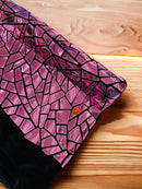 Mirror Sequins Velvet - Dusty Pink - Shiny Mirror Cut Sequins on Velvet By Yard