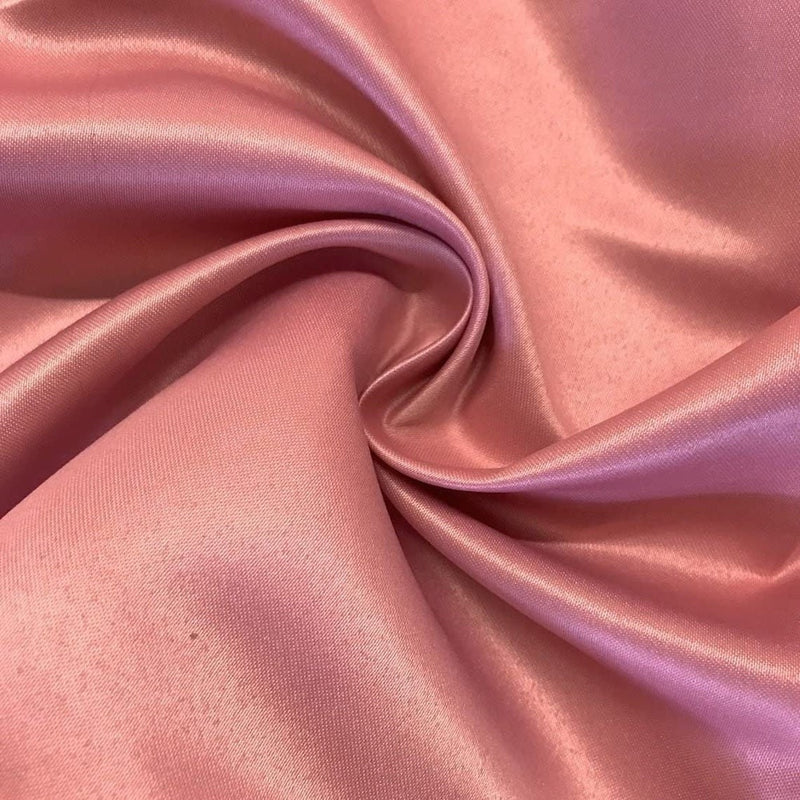 Matte L'Amour Satin - Dusty Rose - (Peau de Soie) Duchess Fabric For B Matte L'Amour Satin - Dusty Rose - (Peau de Soie) Duchess Fabric For B
