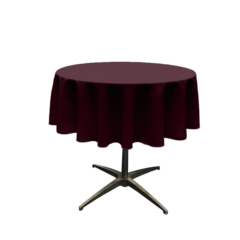 42" Solid Round Tablecloth - Round Table Cover for Event Decor, Party Tables, Available in Different Sizes