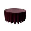 84" Solid Round Drape Tablecloth - 3 Part Stitched Round Full Table Cover Available in Different Sizes (84 Colors)