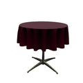 48" Solid Round Tablecloth - Round Table Cover for Event Decor, Party Tables, Available in Different Sizes