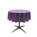 51" Solid Round Tablecloth - Round Table Cover for Event Decor, Party Tables, Available in Different Sizes