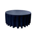 96" Solid Round Drape Tablecloth - 3 Part Stitched Round Full Table Cover Available in Different Sizes (84 Colors)