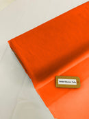 108" Bridal Tulle Illusion - Dark Orange - Polyester Premium Tulle Fabric Sold By Roll of 50 Yards