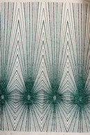 Glitter Mesh Fabric By The Yard, Glitters and Sequins Damask Geometric Glitter Fabric Decor Prom