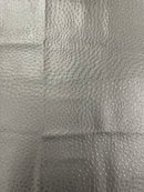 Black Ostrich Faux Leather Upholstery By The Yard, Ostrich Embossed Vinyl Leather 54" Wide