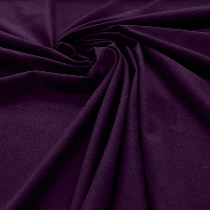 58/60" Cotton Spandex Jersey Knit Blend 95% Cotton 5 Percent Spandex / Stretch Cotton Fabric By Yard