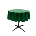 54" Solid Round Tablecloth - Round Table Cover for Event Decor, Party Tables, Available in Different Sizes