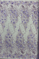 Glitter Floral Mesh, Glitter 3D Flower Sequin Fabric, Wedding Dresses & Quinseñera