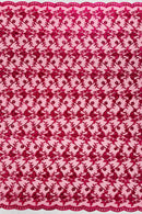 Metallic Floral Butterfly Fabric - Fuchsia - Embroidered Floral Butterfly Design Mesh Fabric by Yard