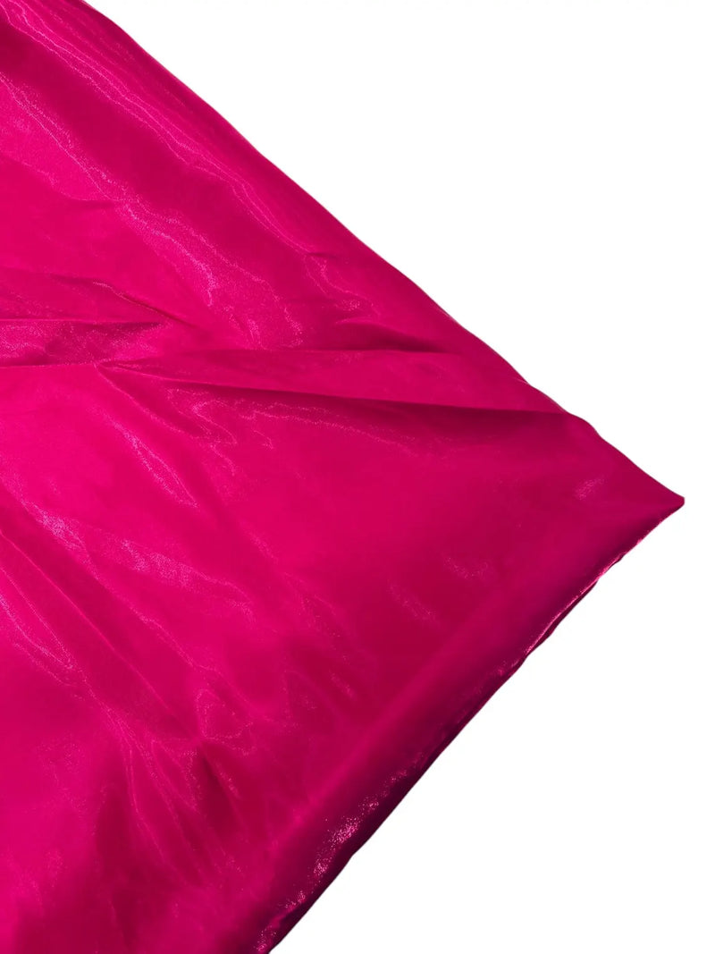 60" Crystal Liquid Satin Fabric - Water Shine Ultra Glossy Shimmer Reflective Bridal Satin Fabric By Yard