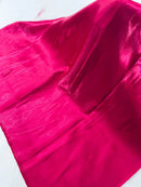 60" Crystal Liquid Satin Fabric - Water Shine Ultra Glossy Shimmer Reflective Bridal Satin Fabric By Yard