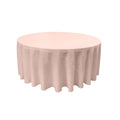 72" Solid Round Drape Tablecloth - 3 Part Stitched Round Full Table Cover Available in Different Sizes (84 Colors)