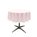 42" Solid Round Tablecloth - Round Table Cover for Event Decor, Party Tables, Available in Different Sizes