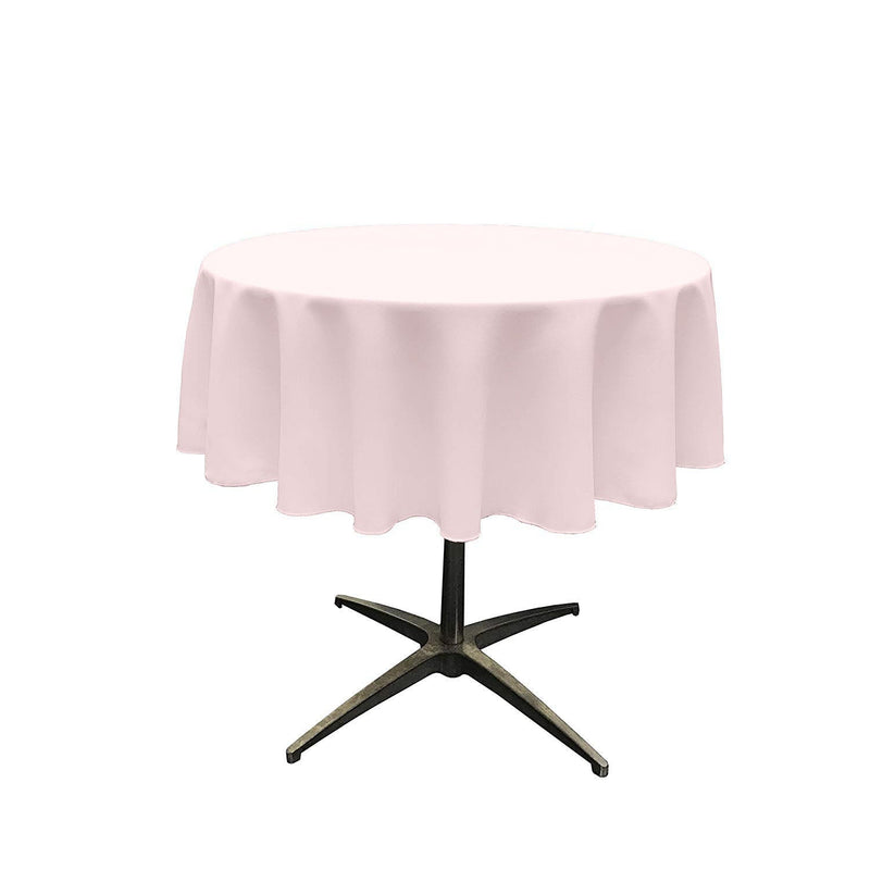 58" Solid Round Tablecloth - Round Table Cover for Event Decor, Party Tables, Available in Different Sizes