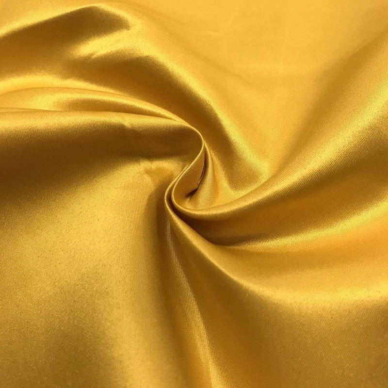 Matte L'Amour Satin - Gold - (Peau de Soie) Duchess Fabric For Bridal, Bridesmaid Dress By Yard