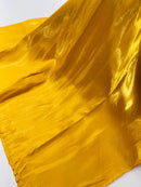 60" Crystal Liquid Satin Fabric - Water Shine Ultra Glossy Shimmer Reflective Bridal Satin Fabric By Yard