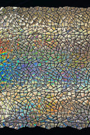 Mirror Sequins Velvet - Gold Iridescent - Shiny Mirror Cut Sequins on Velvet By Yard