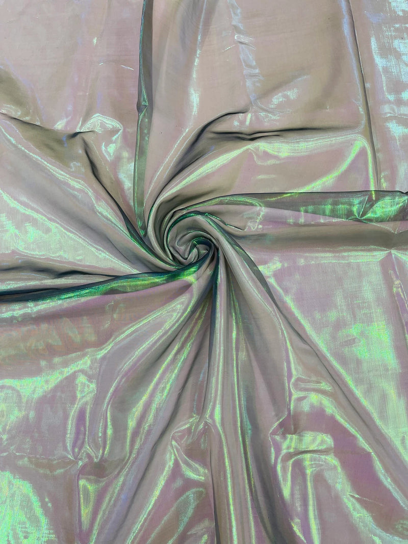 Pearl Iridescent Sheer Organza - Green - 58" Organza Fabric for Fashion, Crafts, Decor By Yard