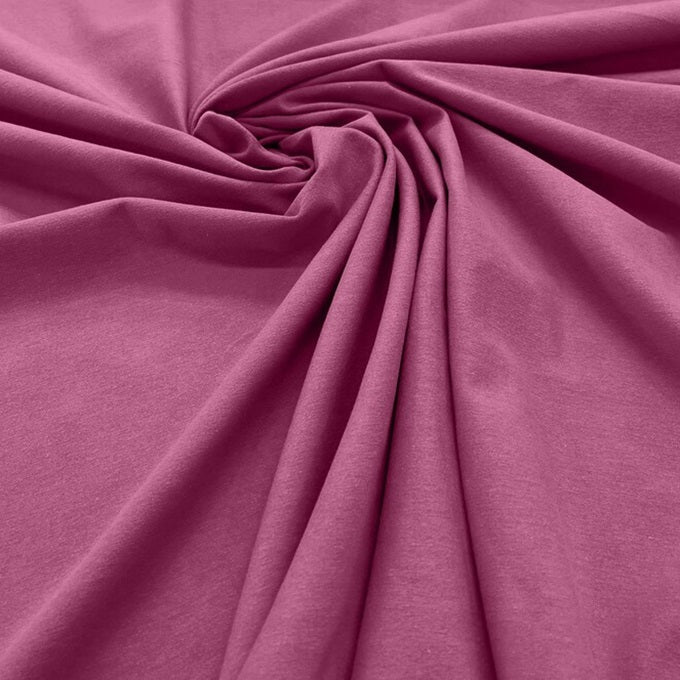 58/60" Cotton Spandex Jersey Knit Blend 95% Cotton 5 Percent Spandex / Stretch Cotton Fabric By Yard