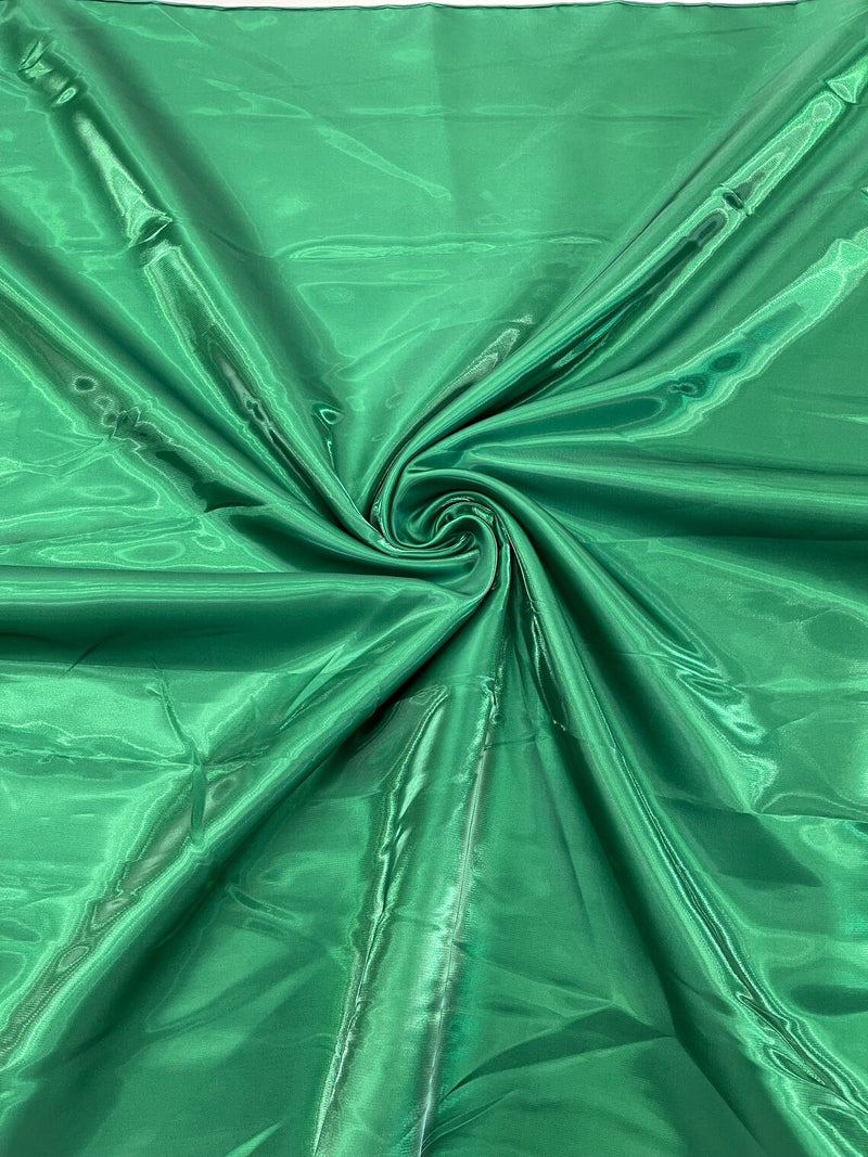 60" Crystal Liquid Satin Fabric - Water Shine Ultra Glossy Shimmer Reflective Bridal Satin Fabric By Yard