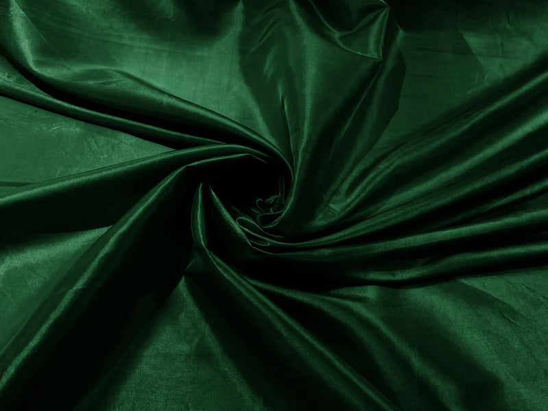Solid Taffeta Fabric - Hunter Green - 58" Taffeta Fabric for Crafts, Dresses, Costumes Sold by Yard