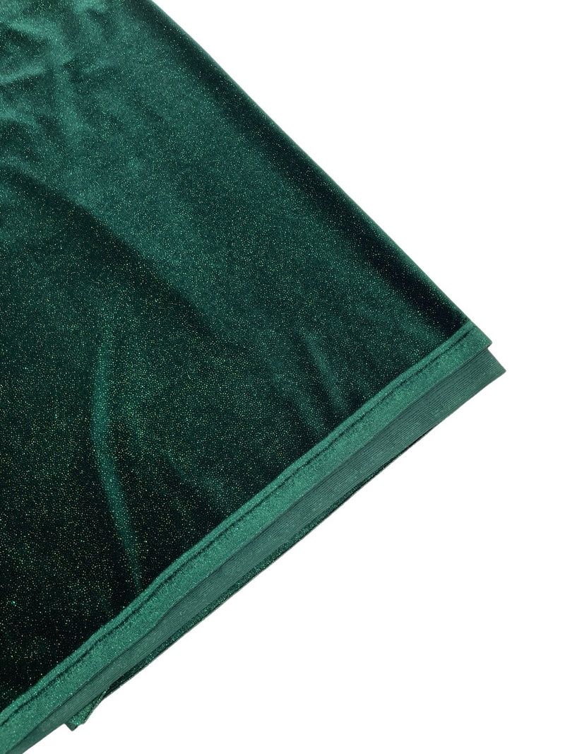 58"/60 Glitter Stretch Velvet Fabric - High Quality Velvet with Glitter Sold By Yard