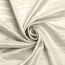 Crushed Taffeta Fabric - Ivory - 54" Wide Crushed Taffeta Creased Fabric Sold by Yard