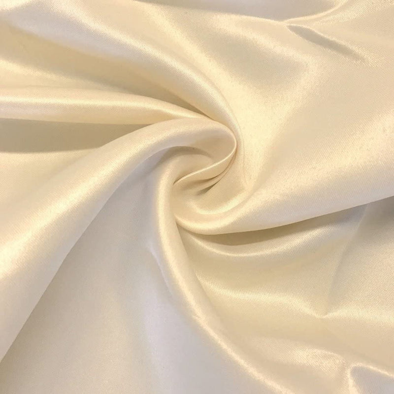 Matte L'Amour Satin - Ivory - (Peau de Soie) Duchess Fabric For Bridal, Bridesmaid Dress By Yard