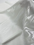60" Crystal Liquid Satin Fabric - Water Shine Ultra Glossy Shimmer Reflective Bridal Satin Fabric By Yard