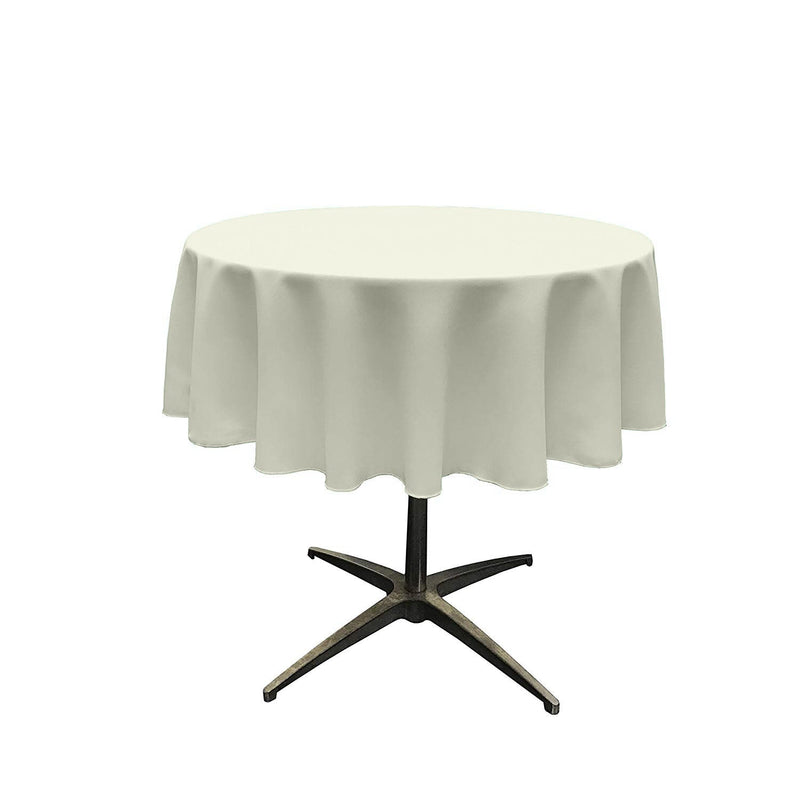 48" Solid Round Tablecloth - Round Table Cover for Event Decor, Party Tables, Available in Different Sizes