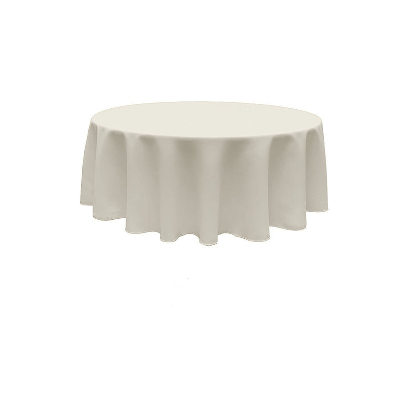 84" Solid Round Tablecloth - Different Sizes Round Full Table Cover Available in Different Colors