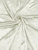 58"/60 Panne Crushed Stretch Velvet Velour Fabric - High Quality Panne Velvet Fabric By The Yard