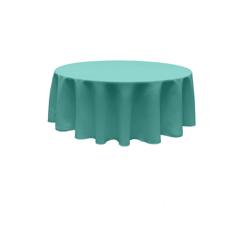 96" Solid Round Tablecloth - Different Sizes Round Full Table Cover Available in Different Colors