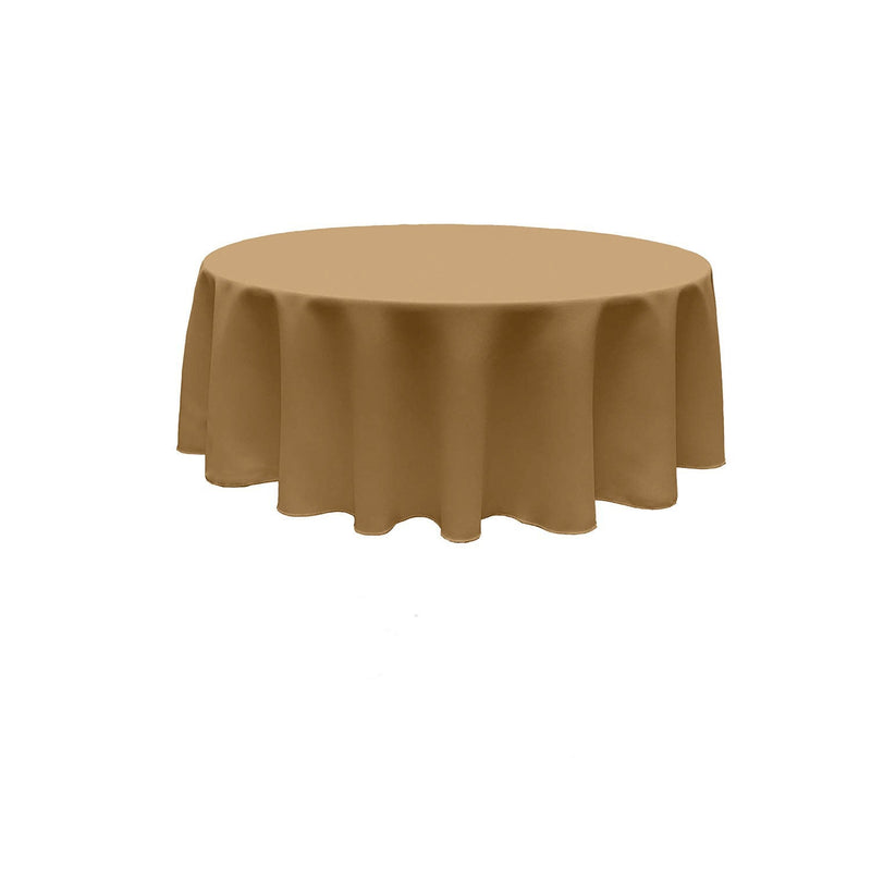 90" Solid Round Tablecloth - Different Sizes Round Full Table Cover Available in Different Colors