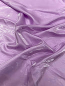 60" Crystal Liquid Satin Fabric - Water Shine Ultra Glossy Shimmer Reflective Bridal Satin Fabric By Yard