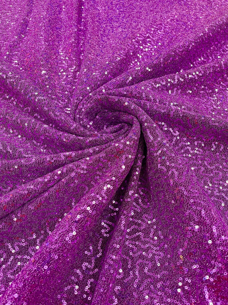 Lurex Stretch Fabric - Lavender - Shiny Metallic 4 Way Stretch Sequins Lurex Spandex Fabric by Yard