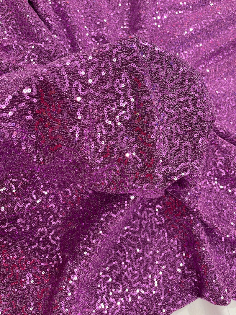 Lurex Stretch Fabric - Lavender - Shiny Metallic 4 Way Stretch Sequins Lurex Spandex Fabric by Yard