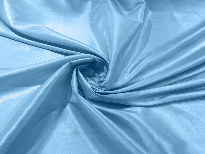 Solid Taffeta Fabric - Light Blue - 58" Taffeta Fabric for Crafts, Dresses, Costumes Sold by Yard