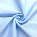 Matte L'Amour Satin - Light Blue - (Peau de Soie) Duchess Fabric For Bridal, Bridesmaid Dress By Yard