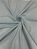 Shimmer Diamond Glitter Fabric - Light Blue - Luxury Sparkle Stretch Fabric Sold By Yard